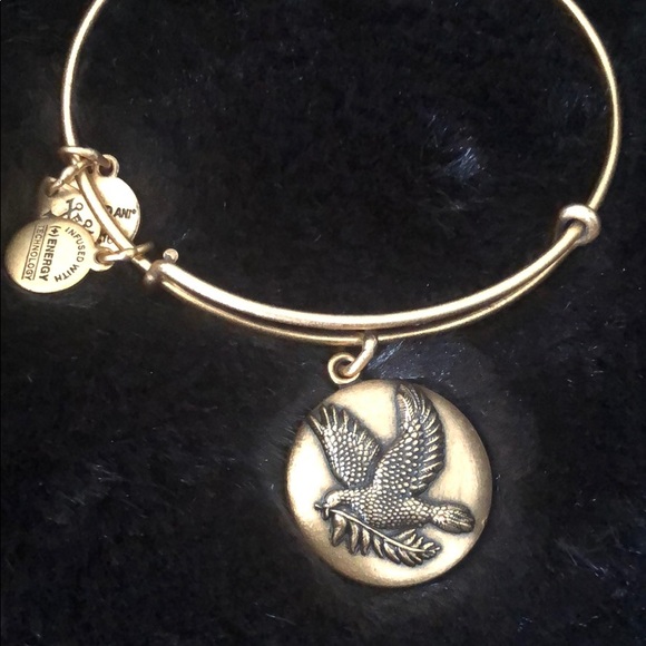 Alex And Ani - Dove coin bangle - Picture 2 of 3
